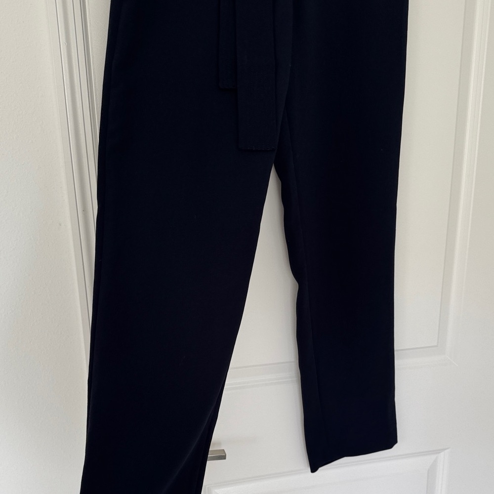 Aritzia Wilfred Elegant Navy Women's Pants - Picture 4 of 8